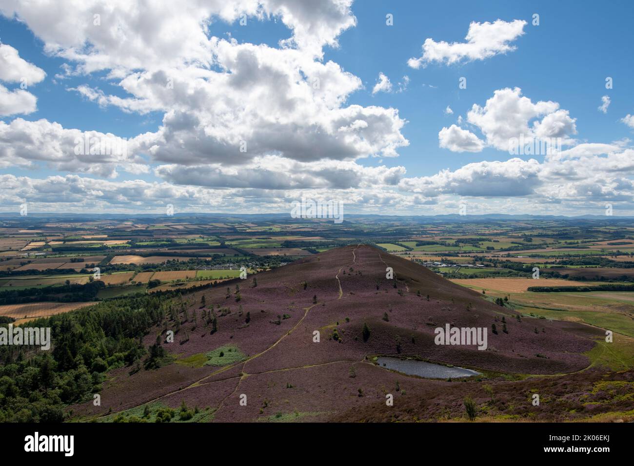 Western Eildon hill, Melrose Stock Photo