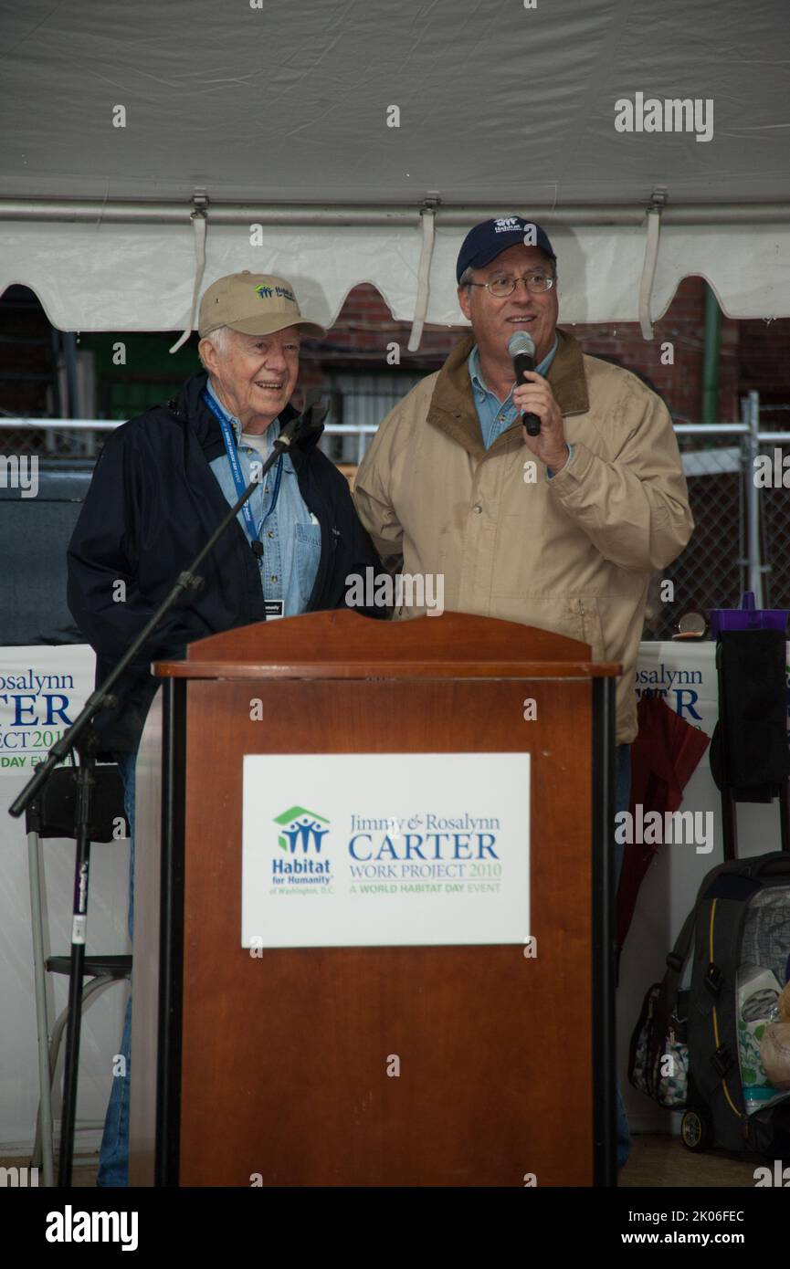 Volunteer build activities for World Habitat Day 27th Annual Carter