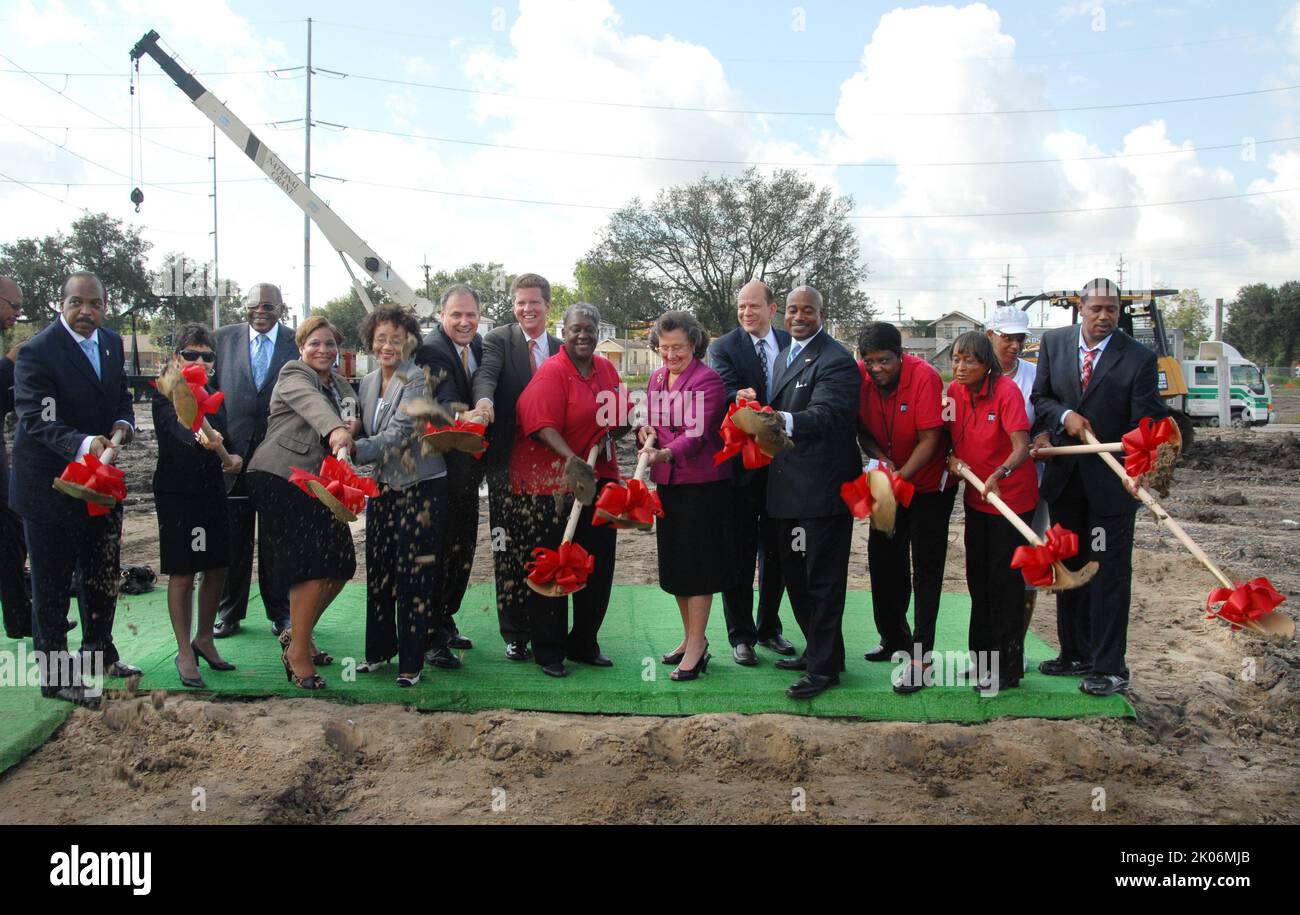 Visit of Secretary Shaun Donovan to New Orleans, Louisiana, where he inspected old public