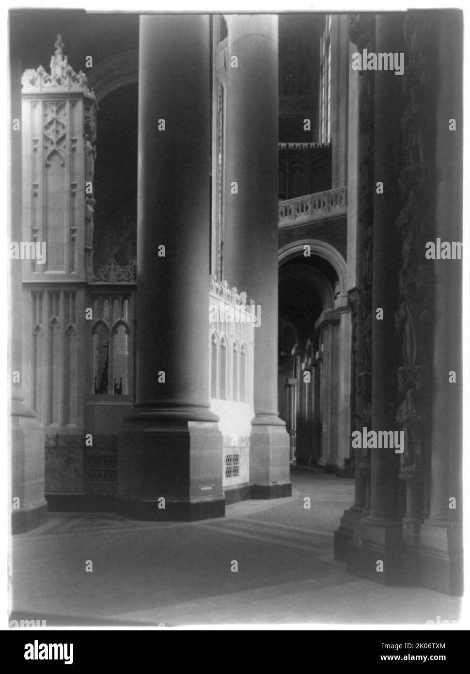 St. John the Devine Cathedral, New York City, n.d.. Hall. Stock Photo