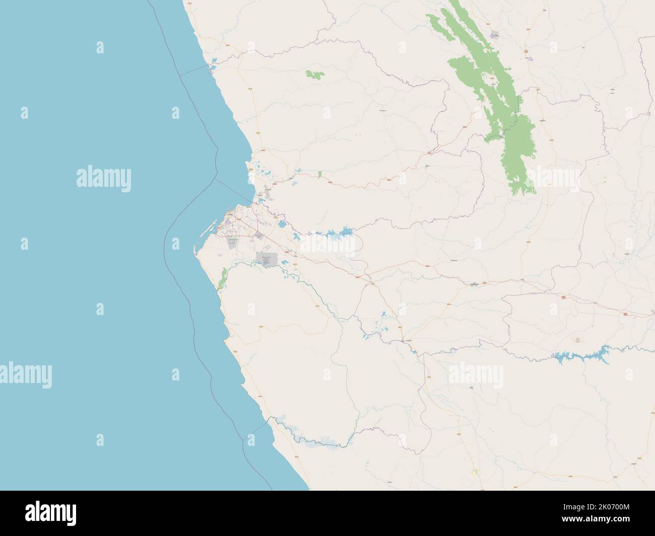 Bengo, province of Angola. Open Street Map Stock Photo Alamy