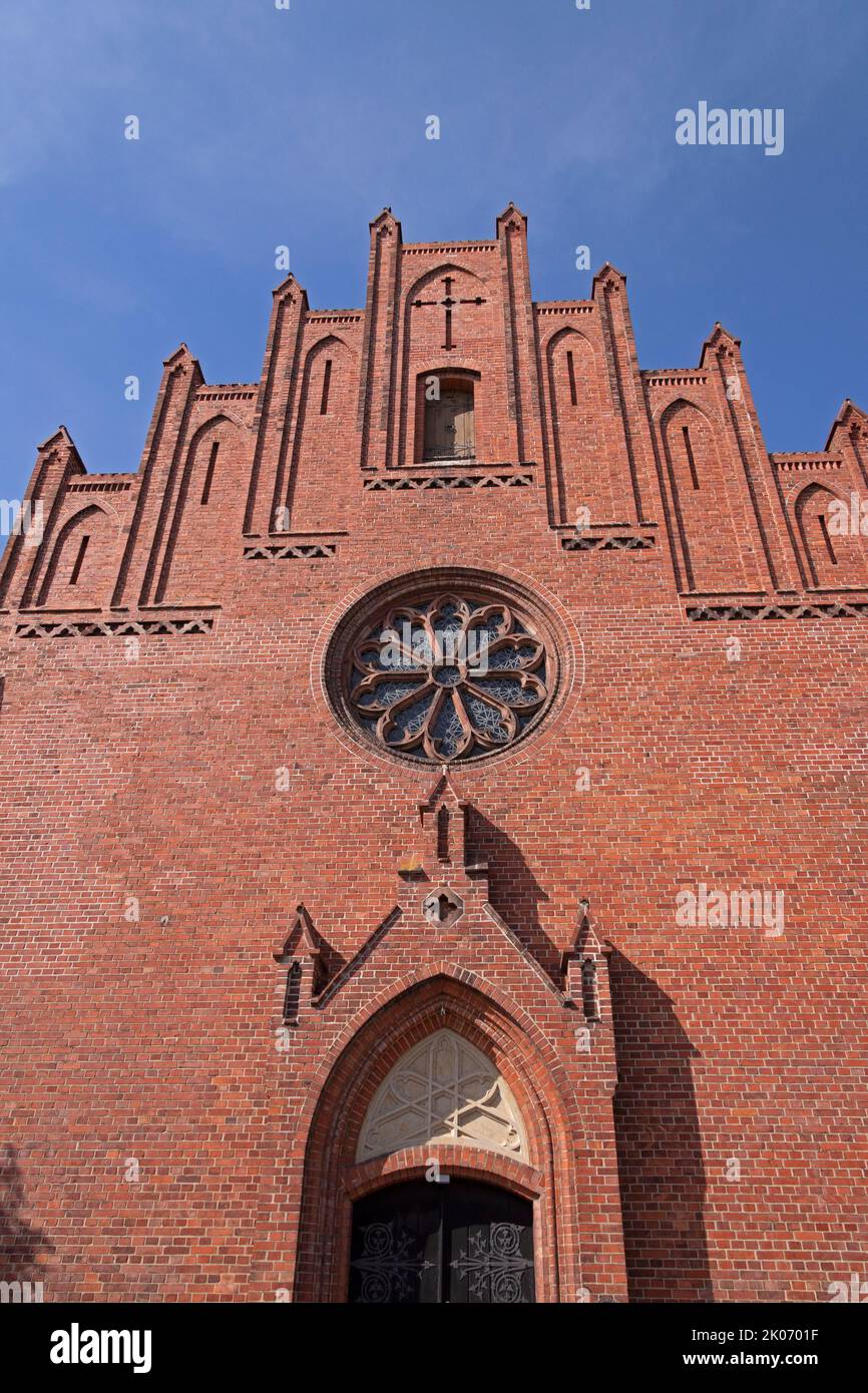 church, Warnemünde, Rostock, Mecklenburg-West Pomerania, Germany Stock Photo