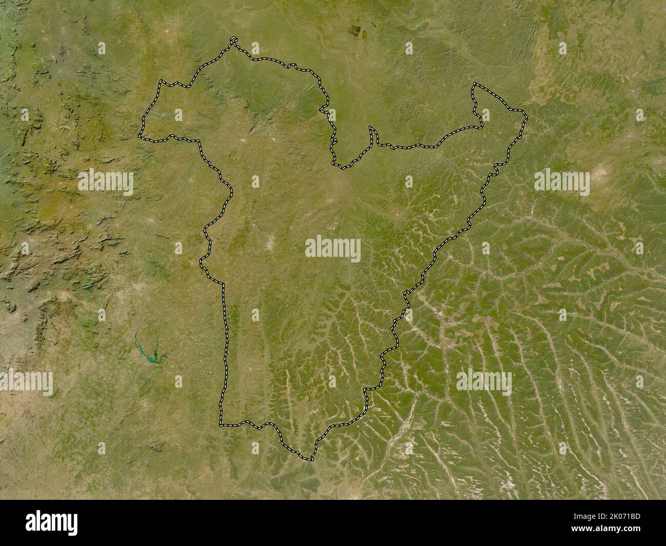 Bie, province of Angola. Low resolution satellite map Stock Photo - Alamy