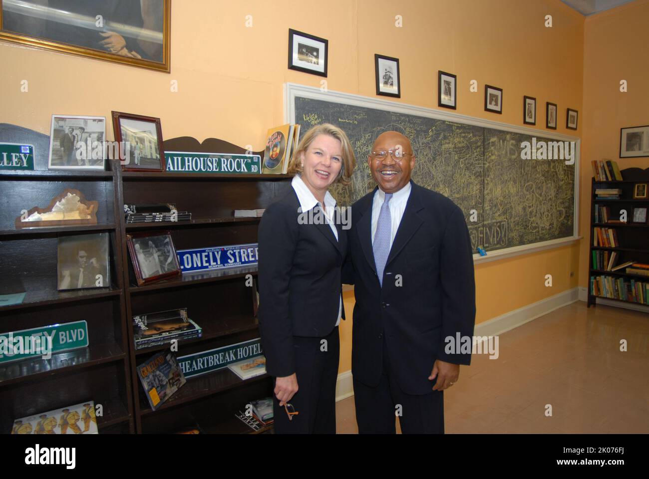 HUD Secretary Alphonso Jackson and Education Secretary Margaret