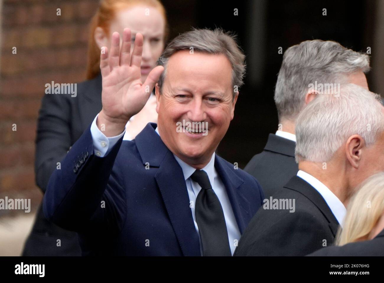 Former prime minister David Cameron leaving the Accession Council ceremony at St James's Palace, London, where King Charles III is formally proclaimed monarch. Charles automatically became King on the death of his mother, but the Accession Council, attended by Privy Councillors, confirms his role. Picture date: Saturday September 10, 2022. Stock Photo