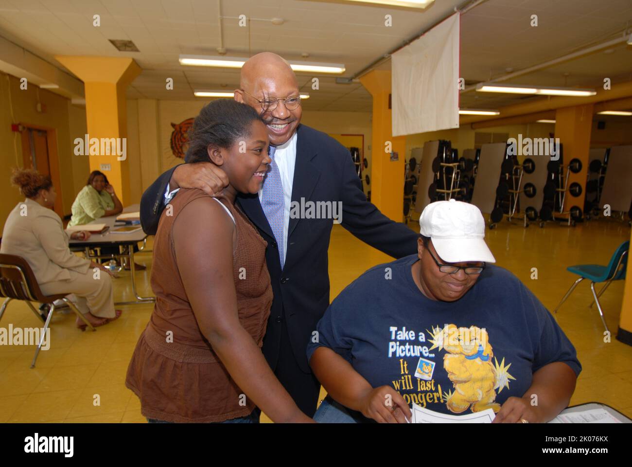 HUD Secretary Alphonso Jackson and Education Secretary Margaret