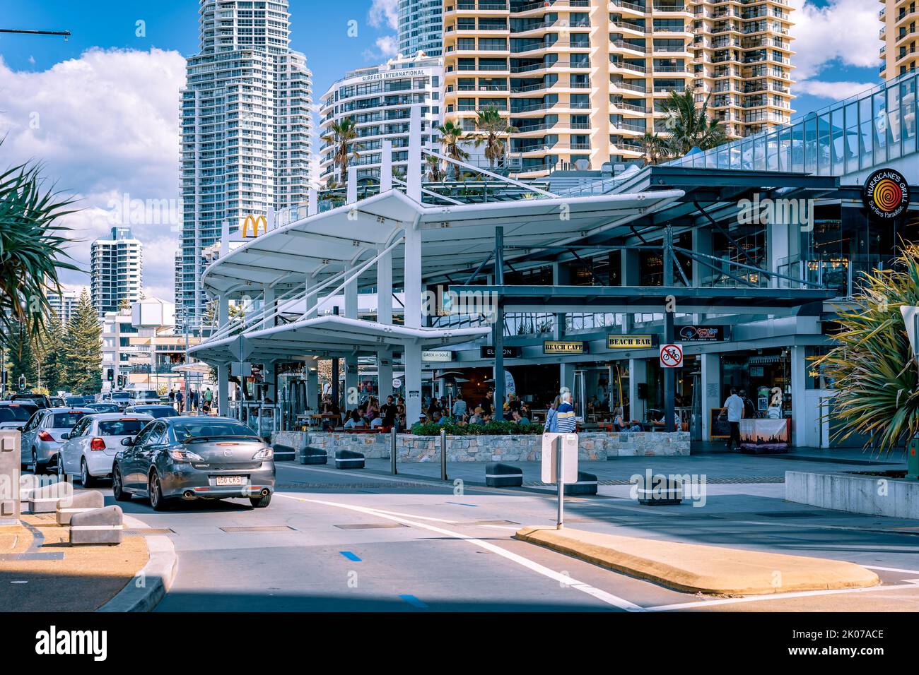 Gold Coast, Queensland, Australia Restaurants in Surfers Paradise Stock Photo Alamy