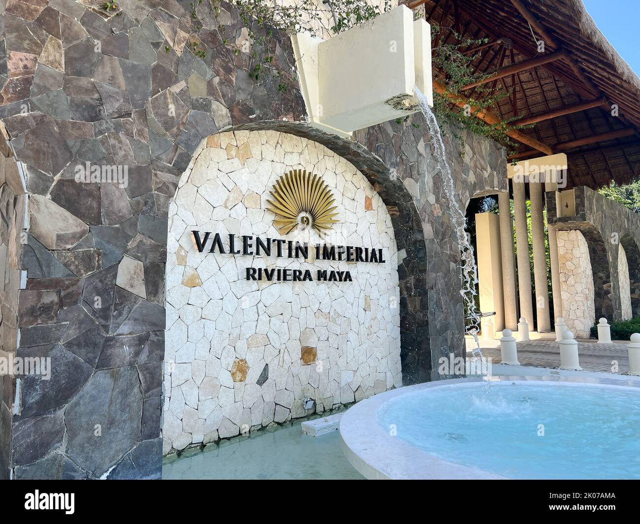 Valentin Imperial Riviera Maya is an 5 star all-inclusive luxury resort. Stock Photo