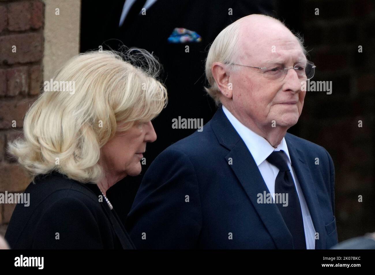Former Labour Party leader Neil Kinnock leaves St James's Palace in London following the Accession Council ceremony, where King Charles III is formally proclaimed monarch. Charles automatically became King on the death of his mother, but the Accession Council, attended by Privy Councillors, confirms his role. Picture date: Saturday September 10, 2022. Stock Photo