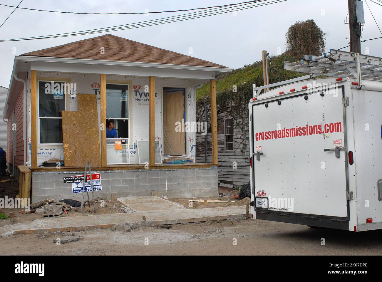 Faithbased housing initiatives, New Orleans, Louisiana Work on new