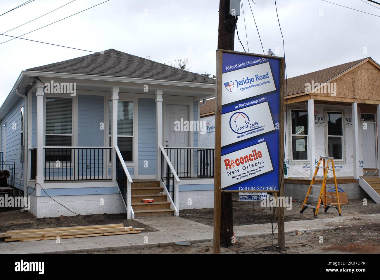 Faithbased housing initiatives, New Orleans, Louisiana Work on new