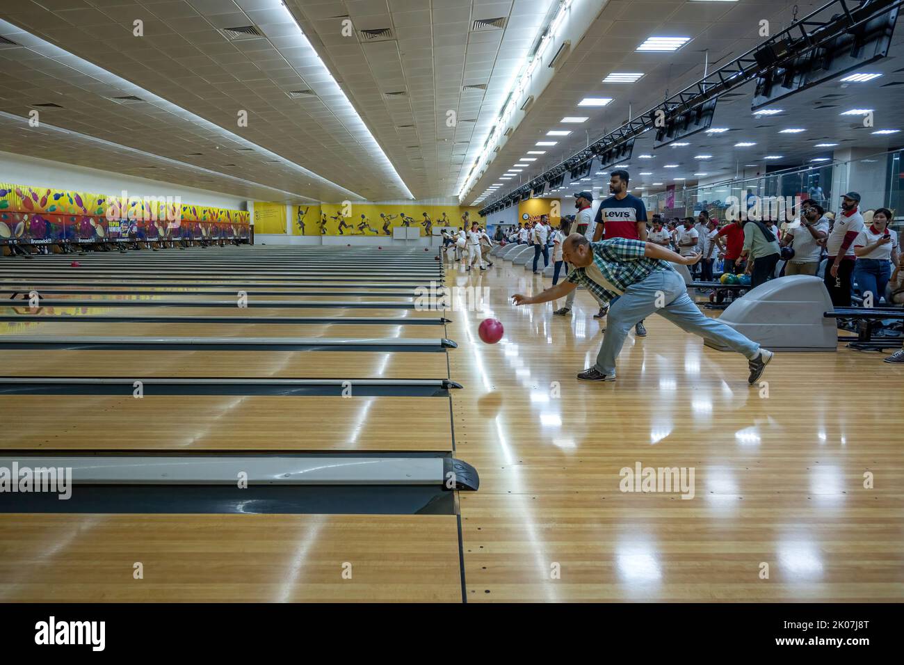 Qatar bowling Center Stock Photo Alamy