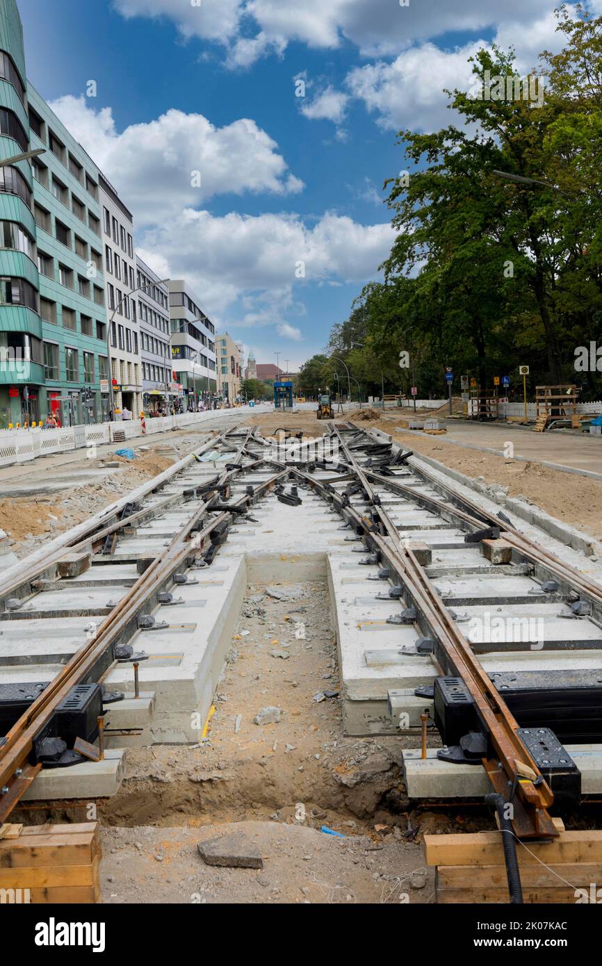Berlin's largest and 77tonne switch, being installed for the tramway