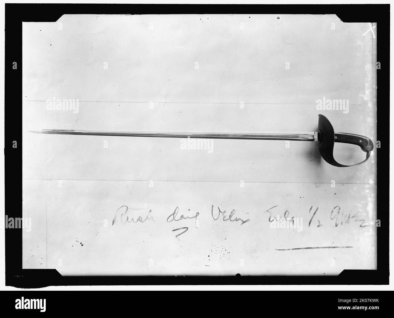Sword, between 1913 and 1917. Stock Photo