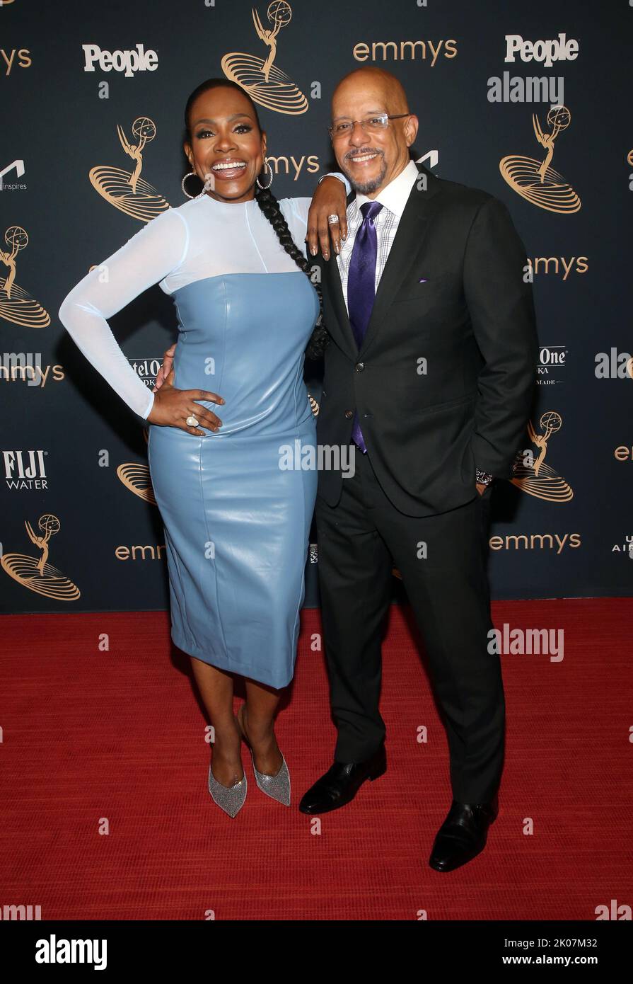 North Hollywood, Ca. 9th Sep, 2022. Sheryl Lee Ralph, Vincent Hughes at the Television Academy Emmy Nominee Celebration ahead of the 74th Emmy Awards at Television Academy on September 9, 2022 in Los Angeles, California. Credit: Faye Sadou/Media Punch/Alamy Live News Stock Photo