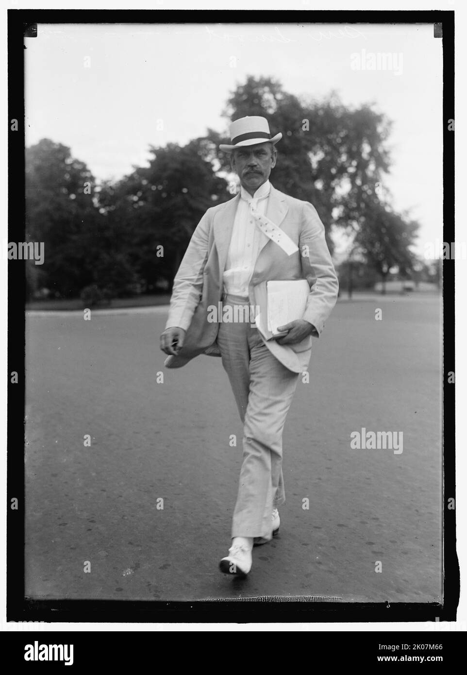 Senator Reed Smoot, between 1913 and 1917. American politician, businessman, and apostle of The Church of Jesus Christ of Latter-day Saints. Stock Photo