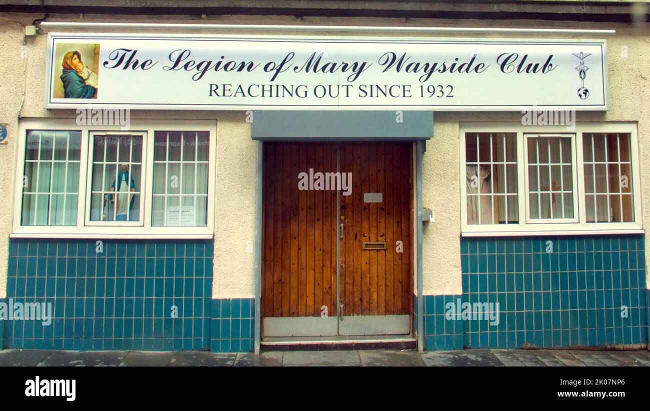 The Wayside Club Centre Glasgow operated by the  Catholic legion of Mary for the homeless Stock Photo