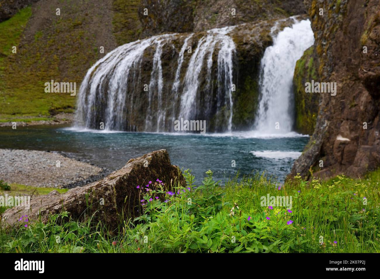 the-systrafoss-waterfall-kirkjubaejarklaustur-south-iceland-iceland