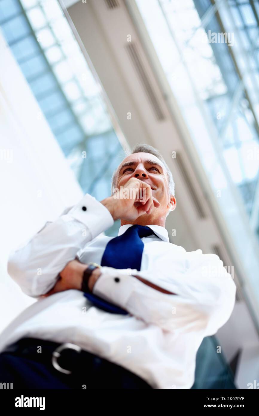 Smiling male business executive hi-res stock photography and images - Alamy