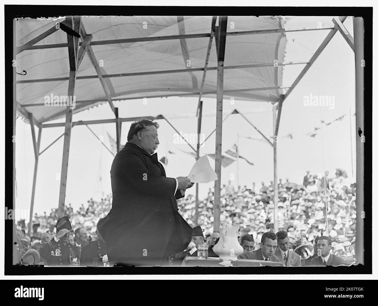 William Howard Taft, c1909-1917. US president making a speech Stock ...