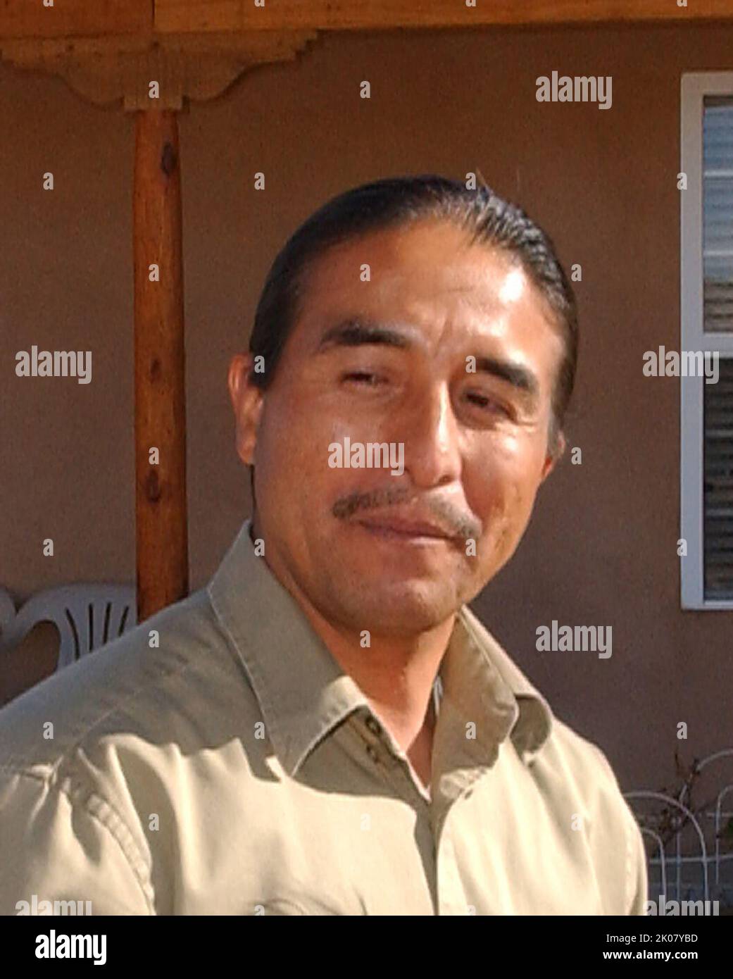 New homeowner, and Native American, Arnold Reano and family at the