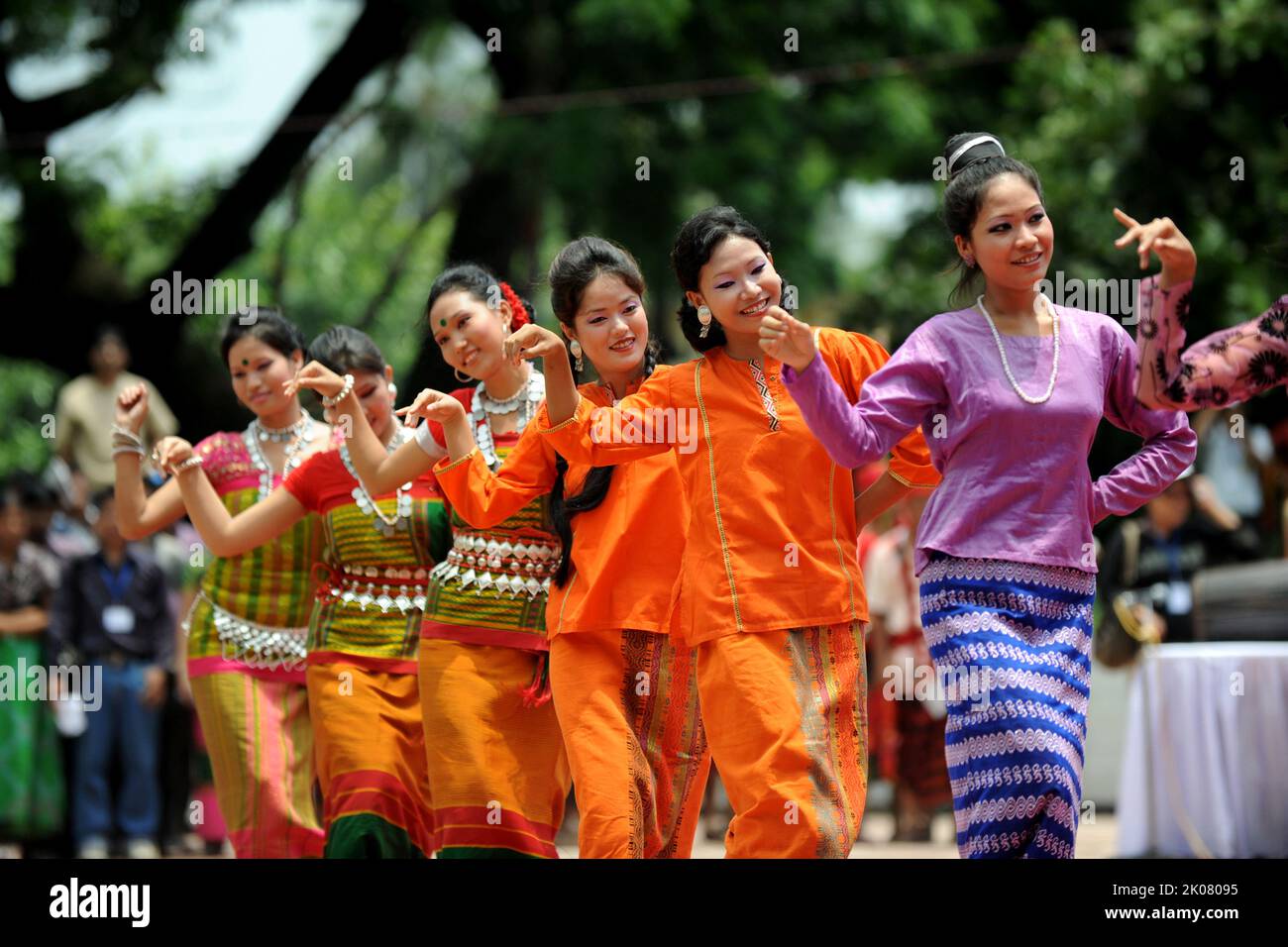 Dhaka, Bangladesh - August 09, 2010: Bangladeshi Indigenous Artists 