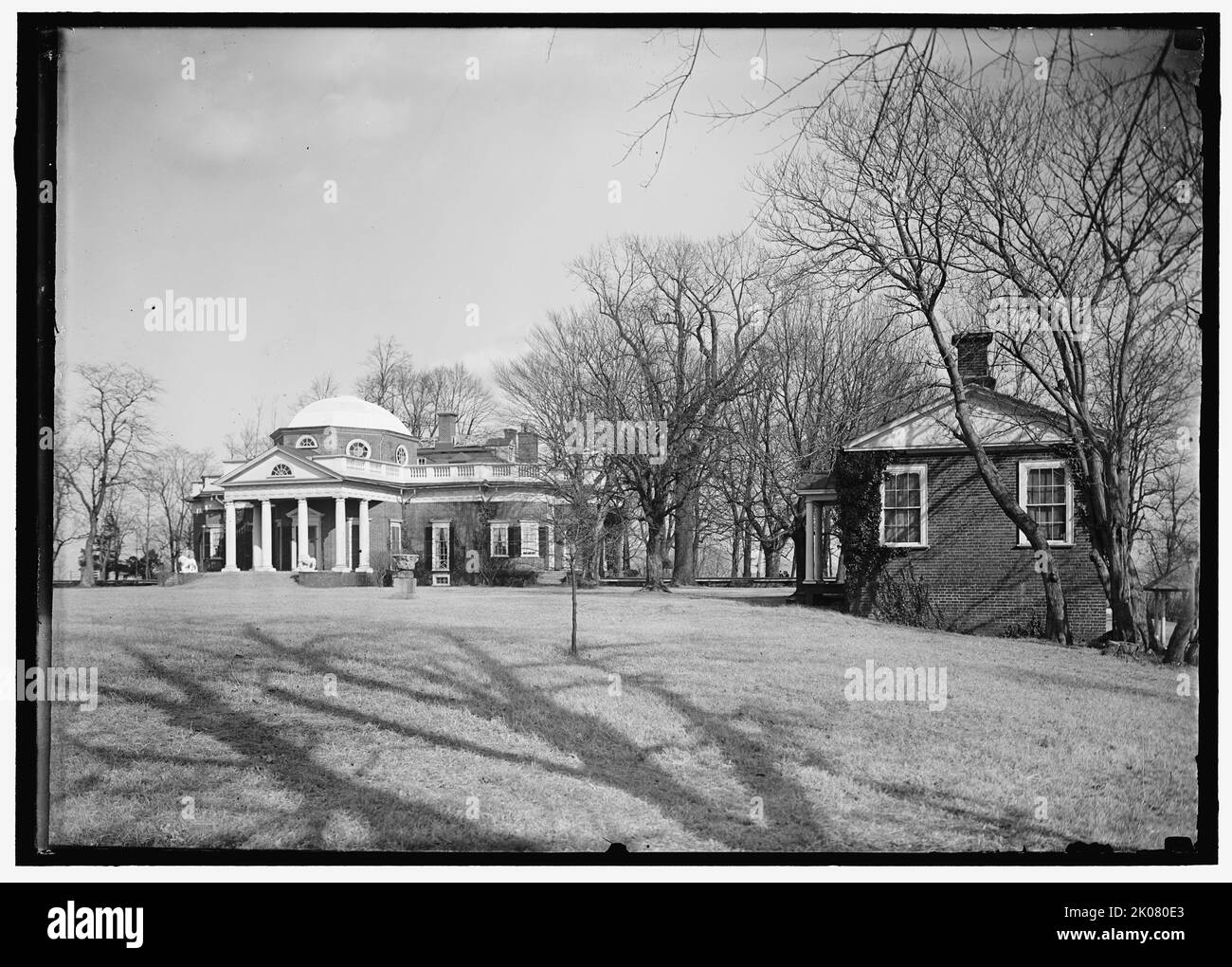 Monticello exterior, between 1914 and 1918 Stock Photo Alamy