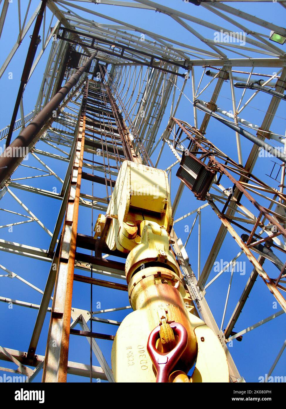 Cities Oil rig in Galveston, Texas Stock Photo Alamy