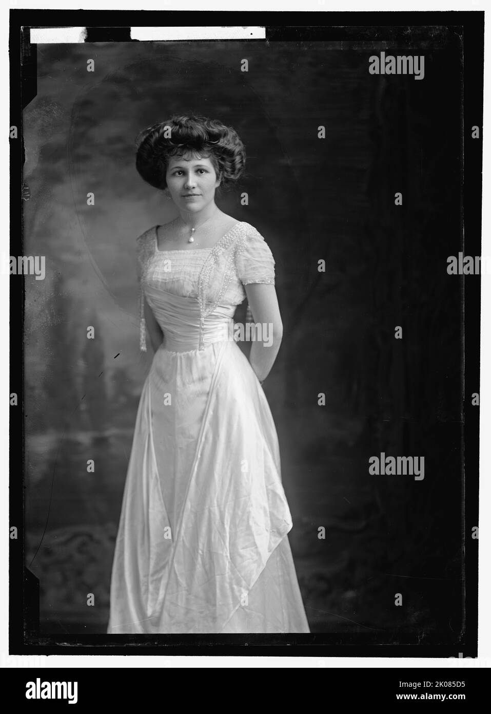 Miss Z. Gaddis, between 1913 and 1918. Stock Photo