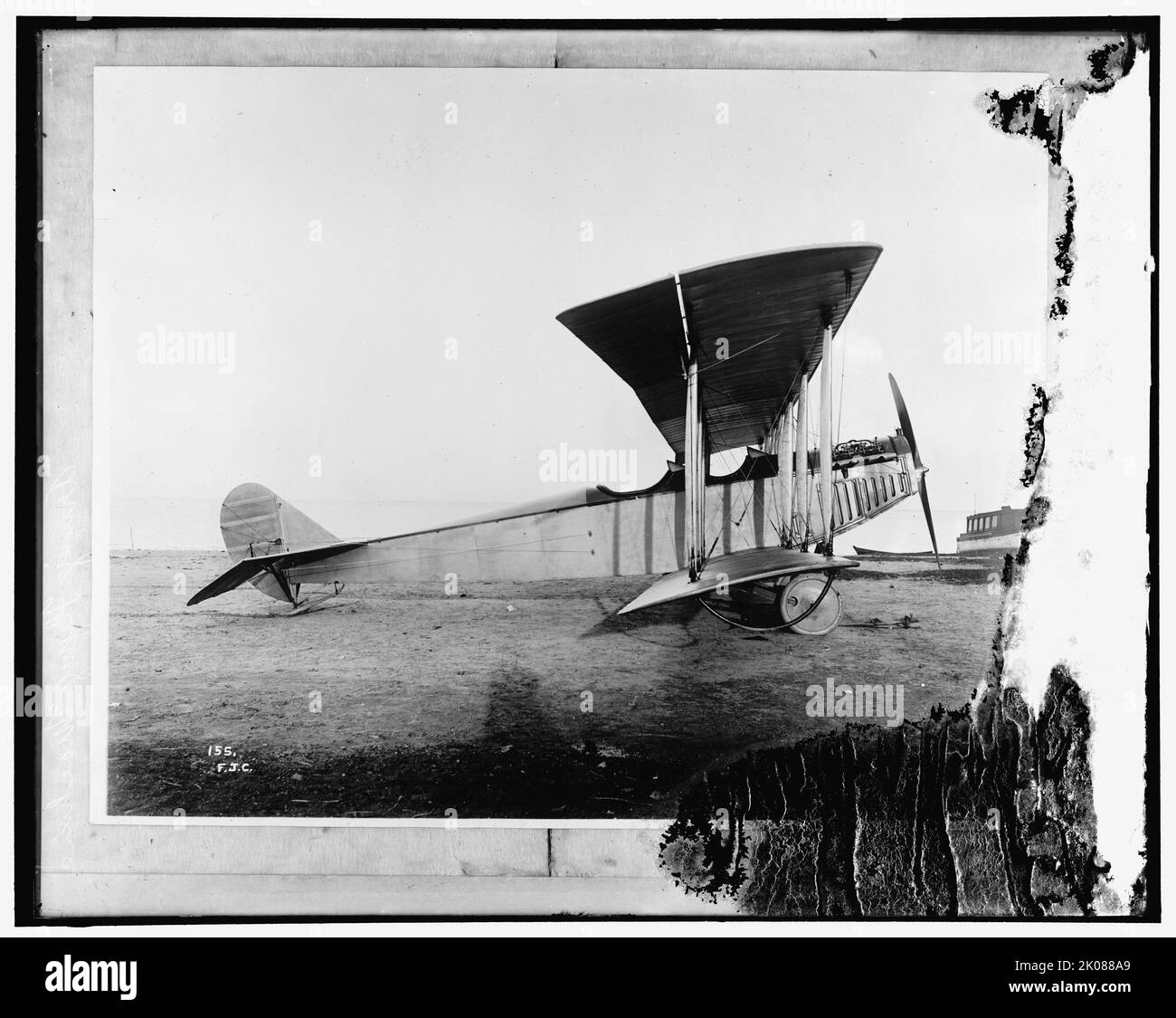 Airplane, between 1910 and 1920. Stock Photo