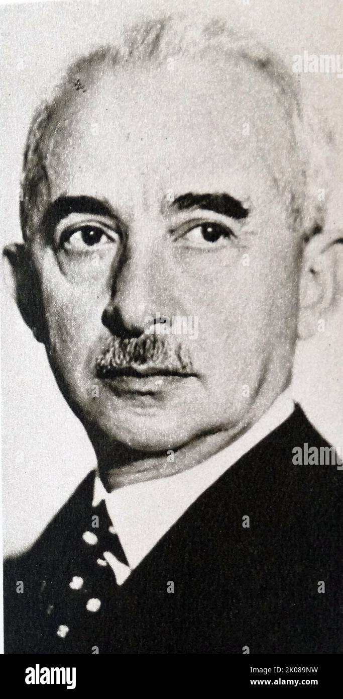 Mustafa Ismet Inonu (24 September 1884 - 25 December 1973) was a Turkish army officer and statesman who served as the second President of Turkey from 1938 to 1950, and Prime Minister three times Stock Photo
