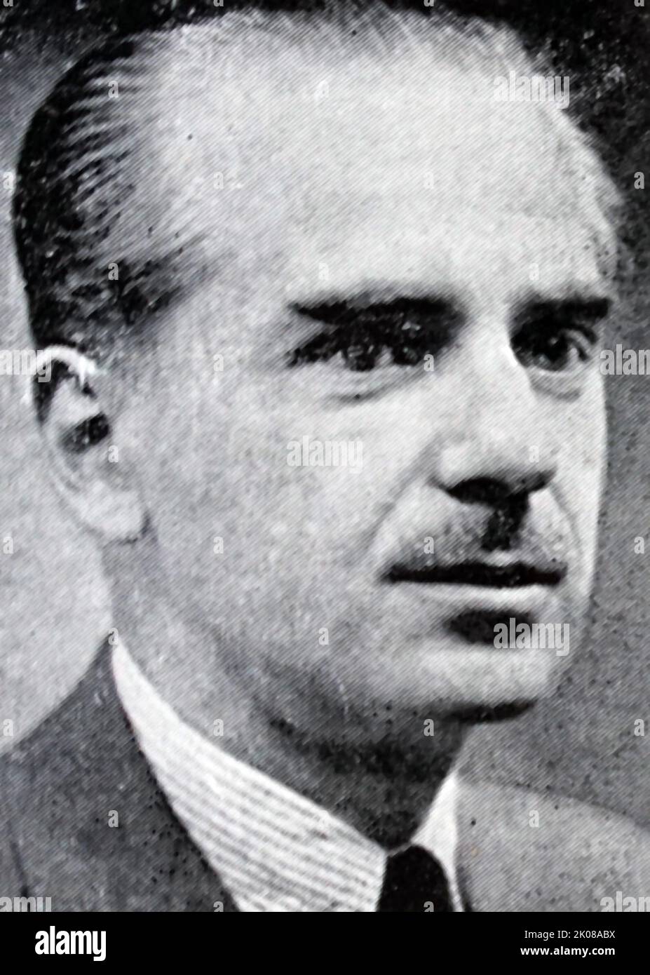 Ramon Serrano Suner (12 September 1901 - 1 September 2003), was a Spanish politician during the first stages of the Francoist dictatorship, between 1938 and 1942, when he held the posts of President of the FET y de las JONS caucus (1936), and then Interior Minister and Foreign Affairs Minister Stock Photo