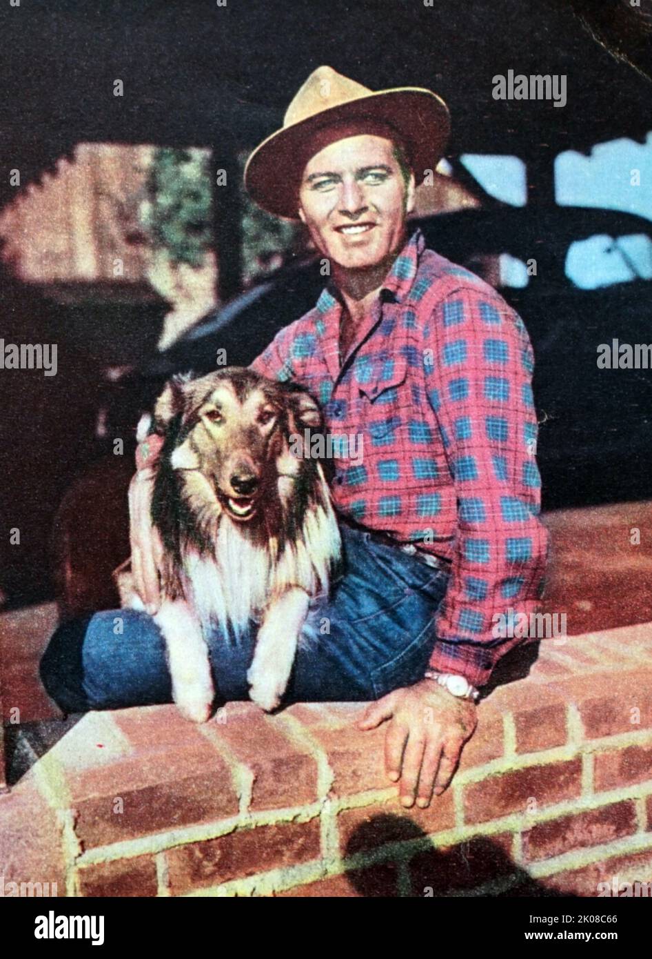 George Montgomery (born George Montgomery Letz; August 27, 1916 - December 12, 2000) was an American actor, best known for his work in Western films and television. He was also a painter, director, producer, writer, sculptor, furniture craftsman, and stuntman Stock Photo