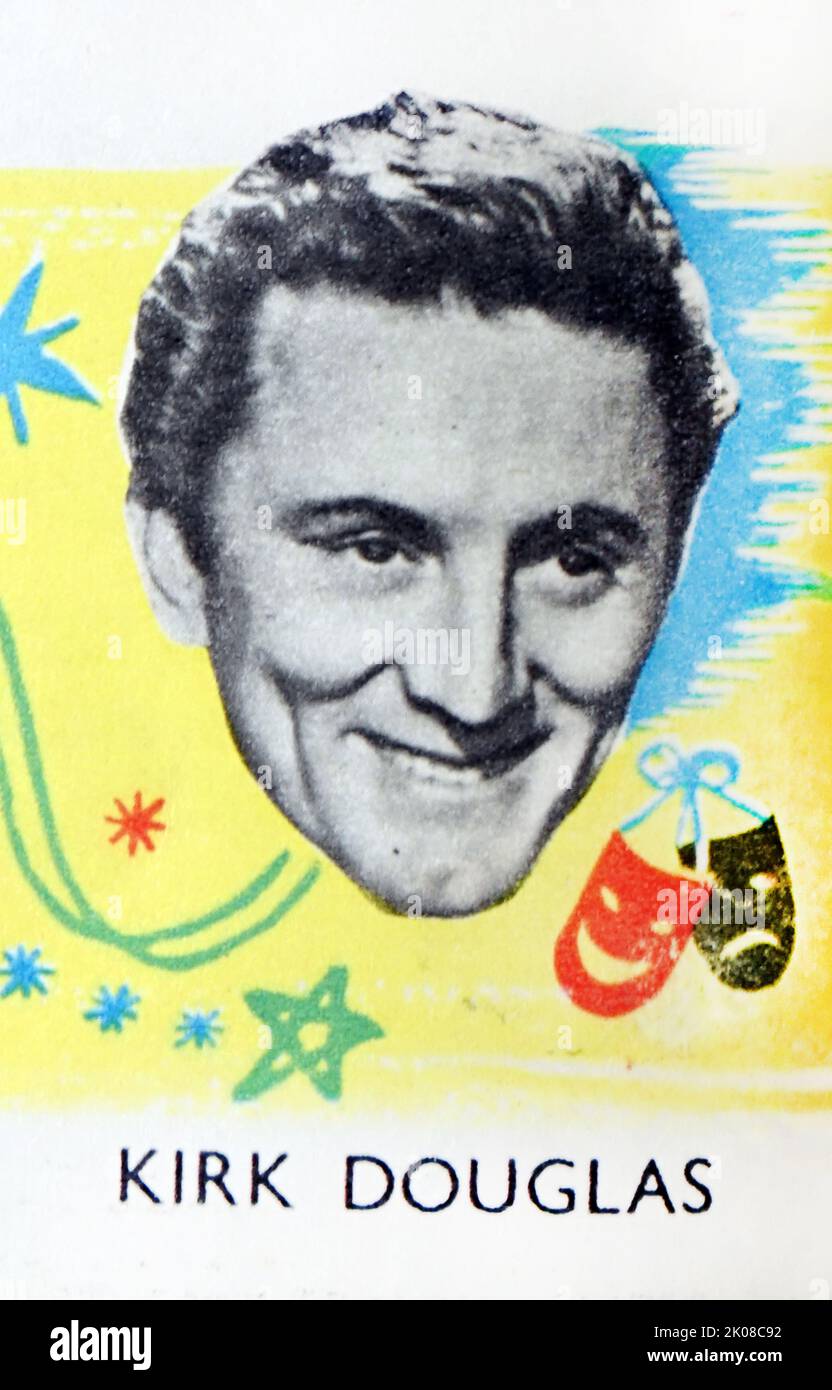 Kirk Douglas (born Issur Danielovitch; December 9, 1916 - February 5, 2020) was an American actor and filmmaker Stock Photo