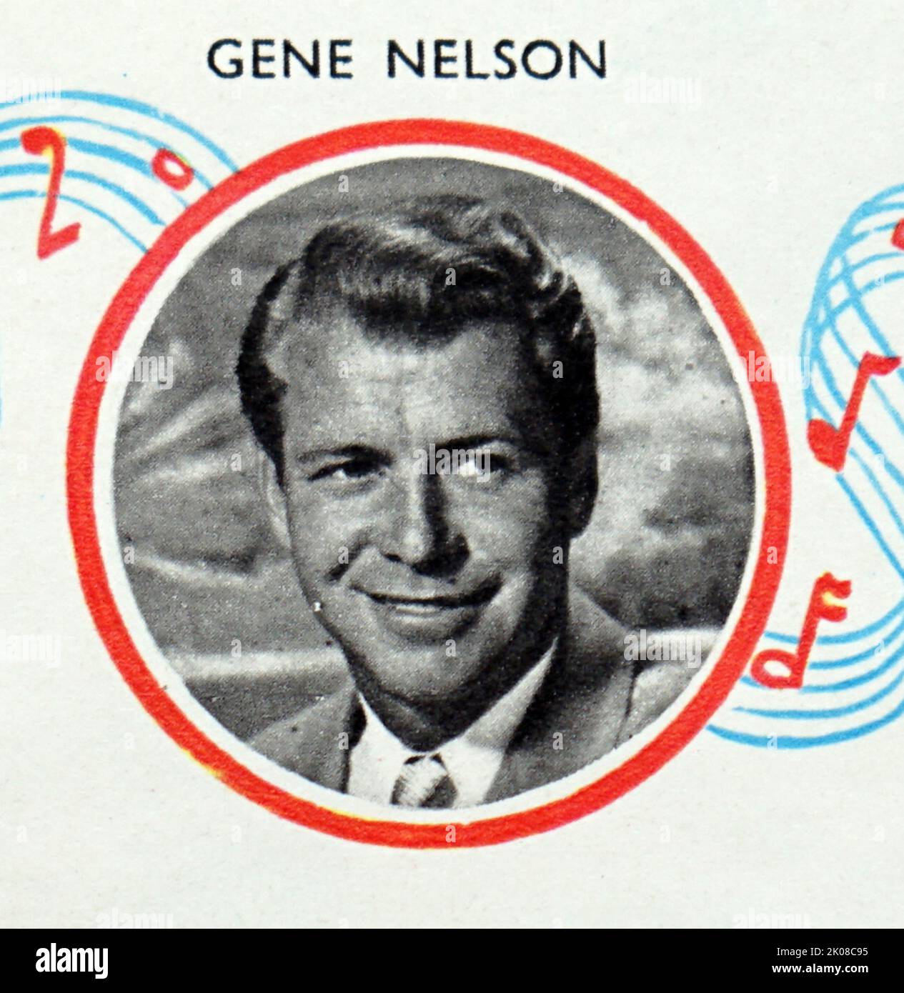 Gene Nelson (born Leander Eugene Berg; March 24, 1920 - September 16, 1996) was an American actor, dancer, screenwriter, and director Stock Photo