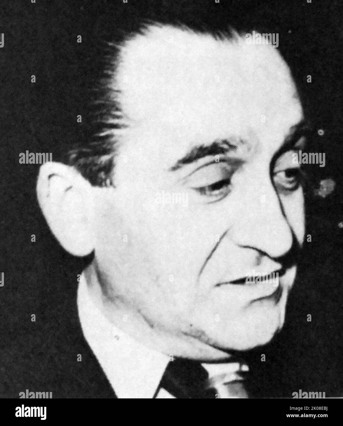 Pierre Isaac Isidore Mendes France (11 January 1907 - 18 October 1982), known as PMF, was a French politician who served as President of the Council of Ministers from 1954 to 1955 Stock Photo