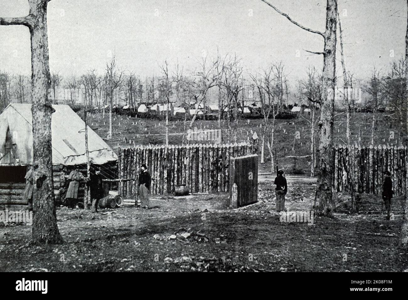 Sutler's Camp, 50th New York Engineers during the American Civil War