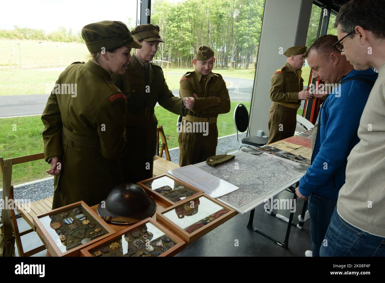 Bastogne, Belgium. 10th Sep, 2022. Opening of exhibition on Anthropoid ...