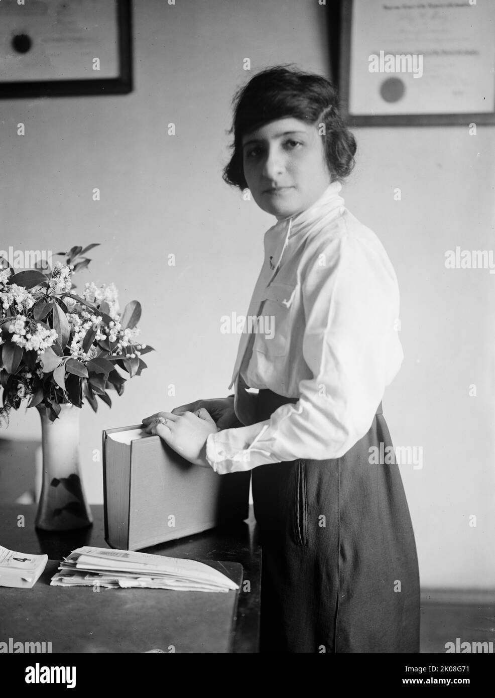 Dora Polkin, between 1905 and 1945. USA. Stock Photo