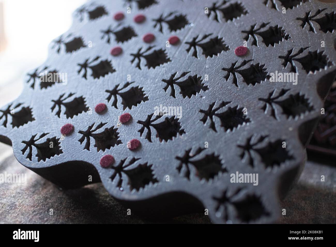 Blockprinting Stock Photo