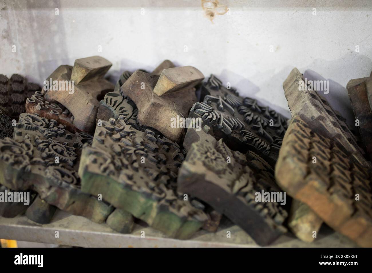 Blockprinting Stock Photo