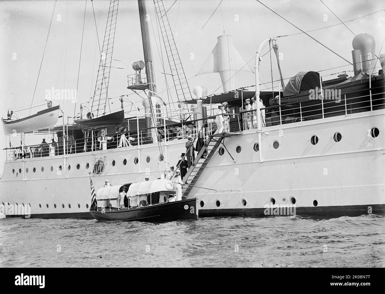 Admiral Togo visits the U.S.S. Mayflower, 1911. [MarshalAdmiral the