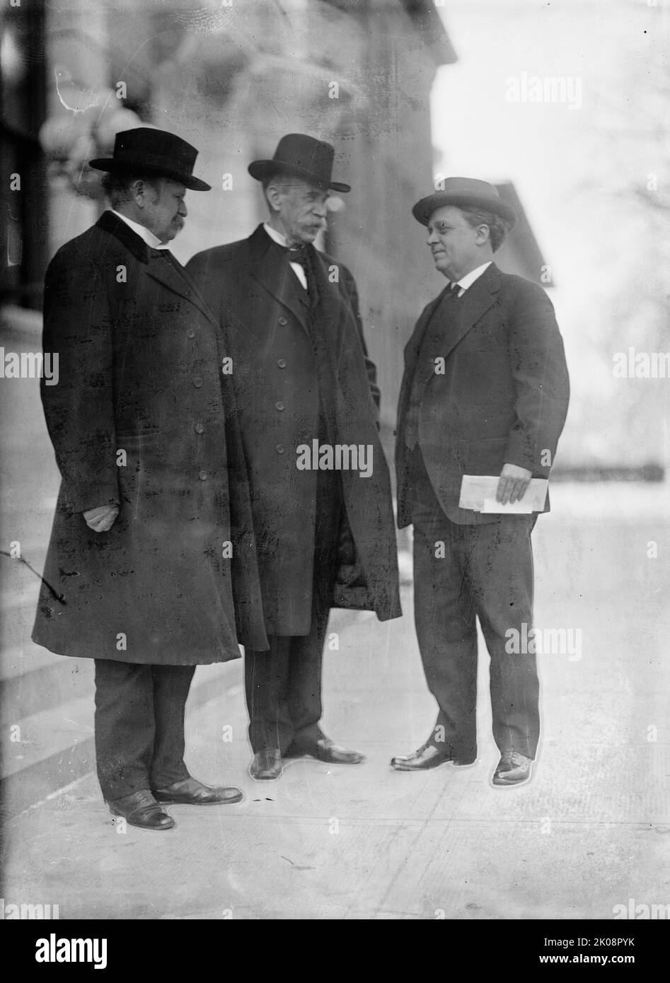 Democratic National Committee - Governor Benton McMillin of Tennessee, Vertress of Tennessee, Wrey Woodson, 1911. [US politicians]. Stock Photo
