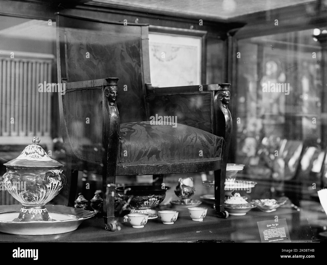 Armchair of the Marquis De Lafayette, In Smithsonian, [Washington, D.C.], 1913. [Chair with