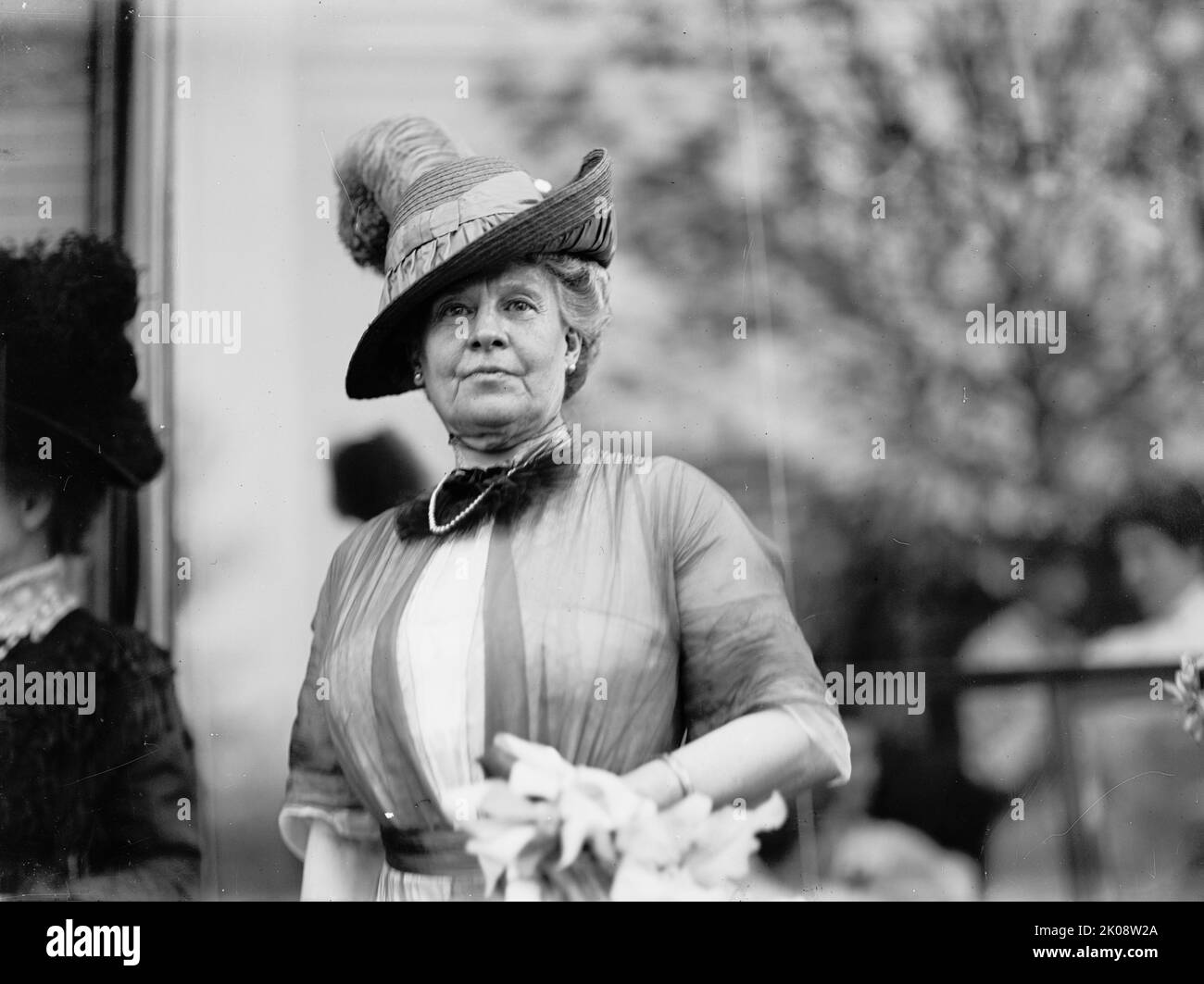 Dolly Madison Breakfast - Mrs. Judson Harmon, 1912. Society occasion, USA. Olive Harmon was married to Attorney General Judson Harmon. Stock Photo