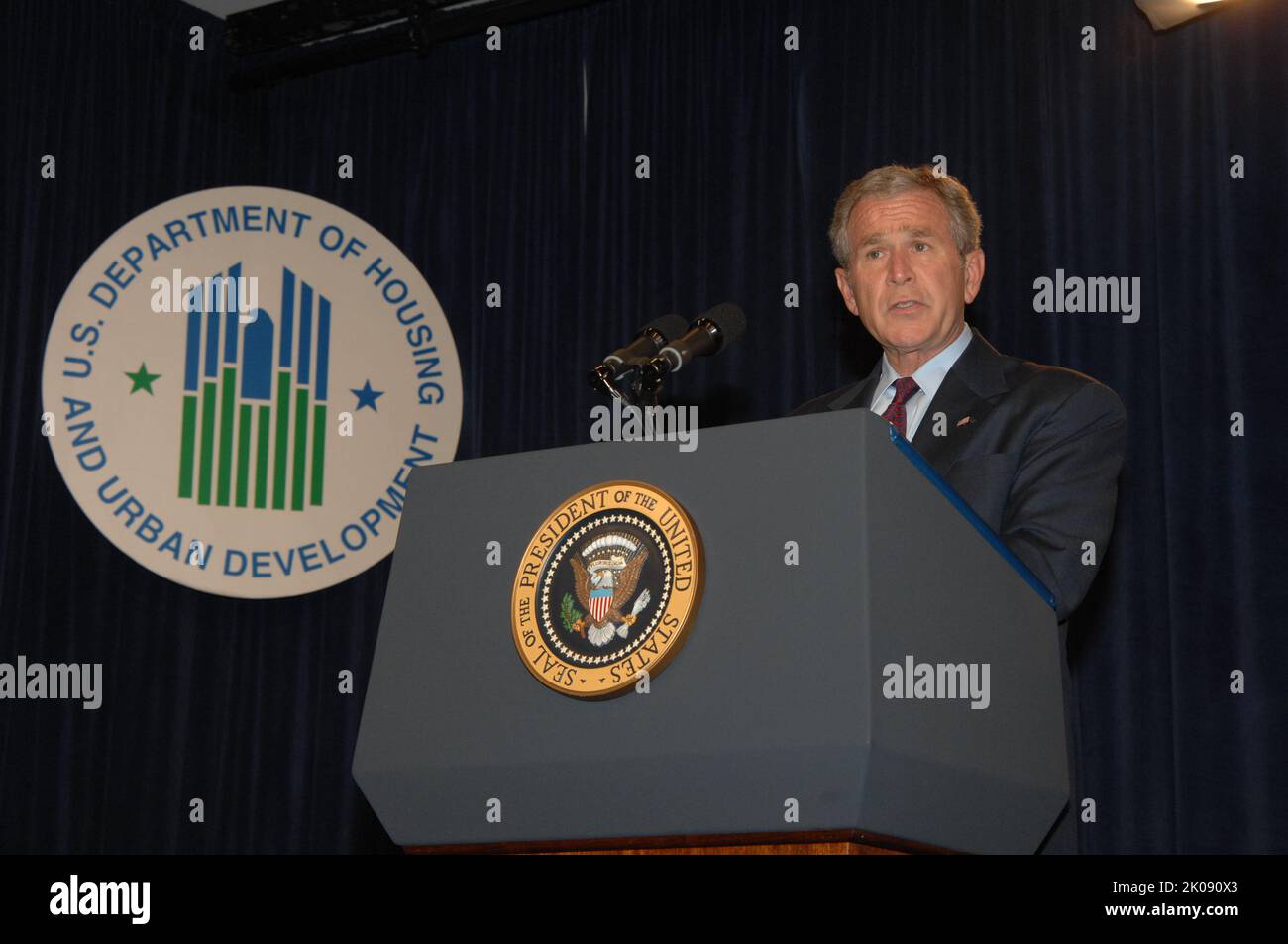 President Bush Speaking at Swearingin Ceremony for HUD