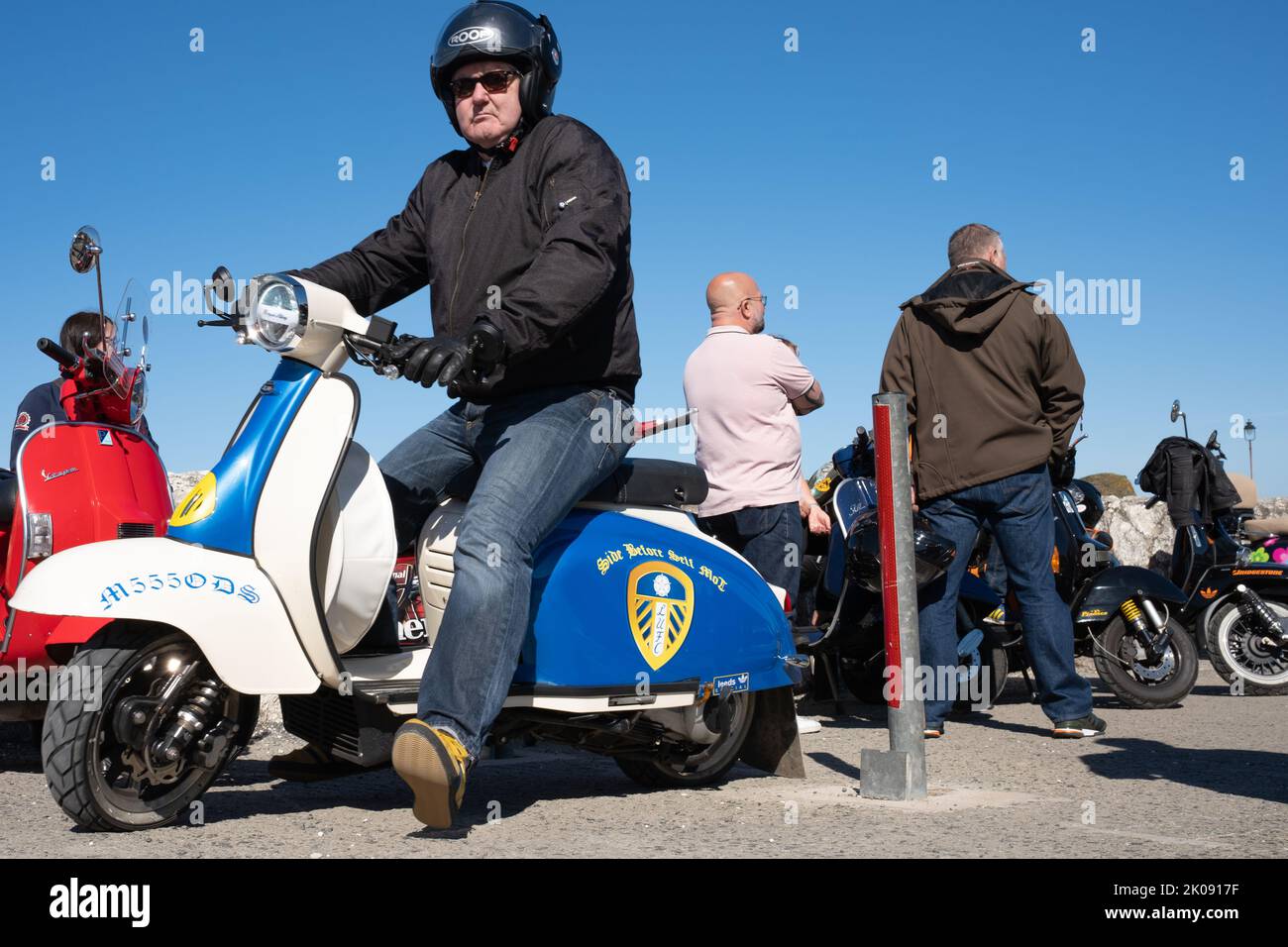 The Gathering of the Clans Scooter Rally 2022, the ride out of classic