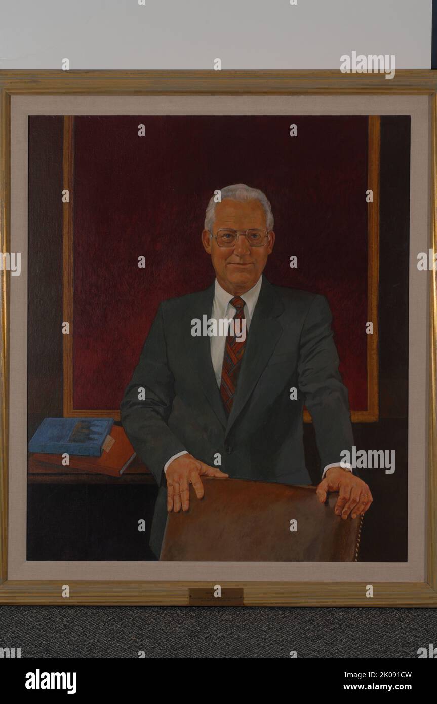 Former Secretary Moon Landrieu, Painted Portrait Official painted