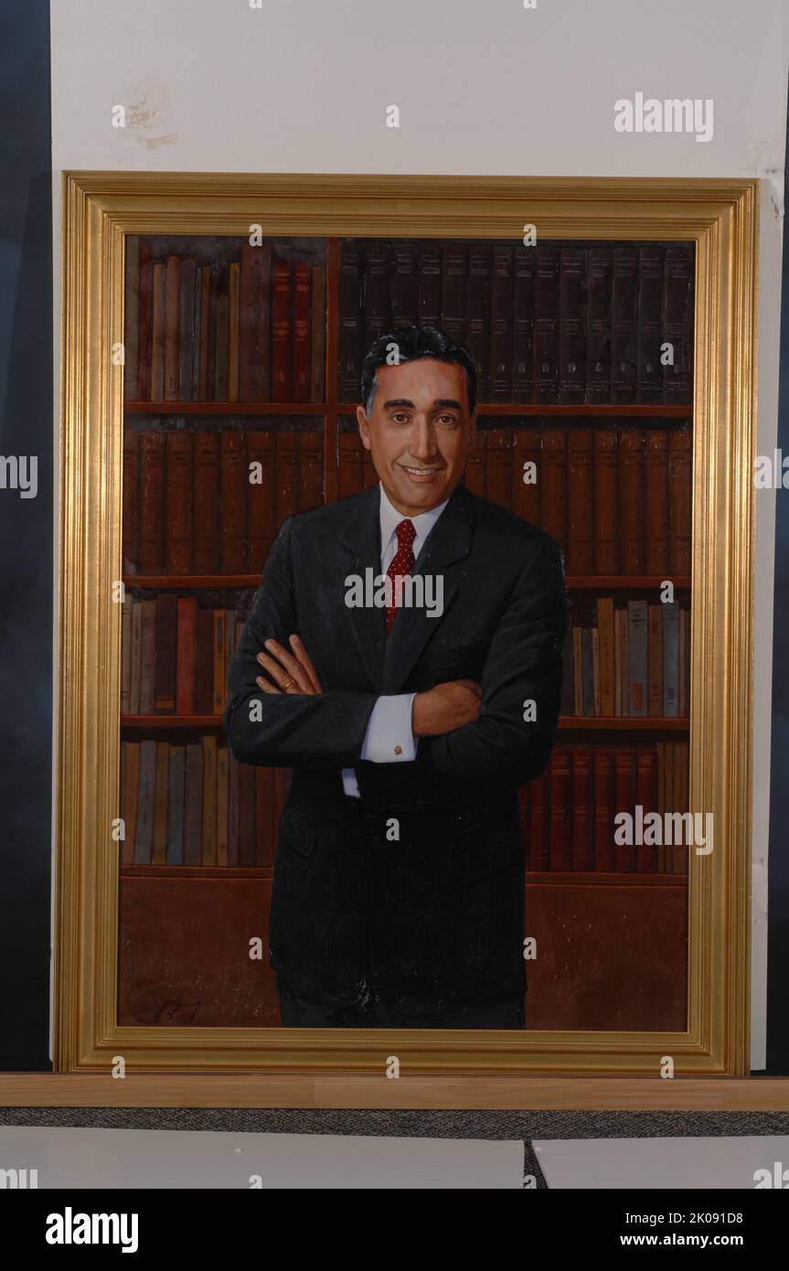 Former Secretary Henry Cisneros, Painted Portrait Official painted