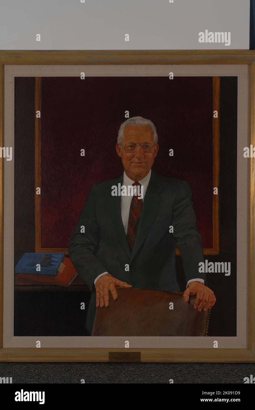 Former Secretary Moon Landrieu, Painted Portrait Official painted